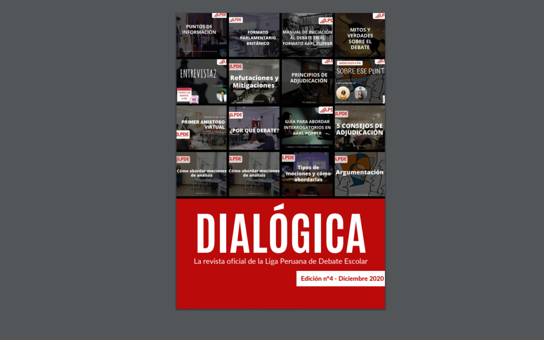 LPDE: Les invitamos a leer la cuarta edición de nuestra Revista Dialógica.